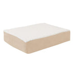 Petmaker — Cama Ortopédica con Memory Foam y Cubierta de Sherpa Lavable para Perro