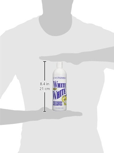 Chris Christensen White on White — Shampoo Blanqueador y Tratamiento Óptico Intensificador para Perros