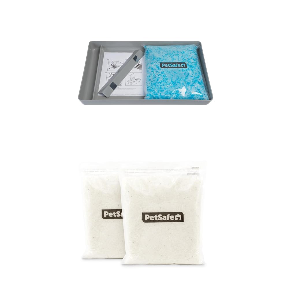 PetSafe ScoopFree — Arena de Cristales de Sílica Premium para Gato, Control de Olores 5 Veces Superior