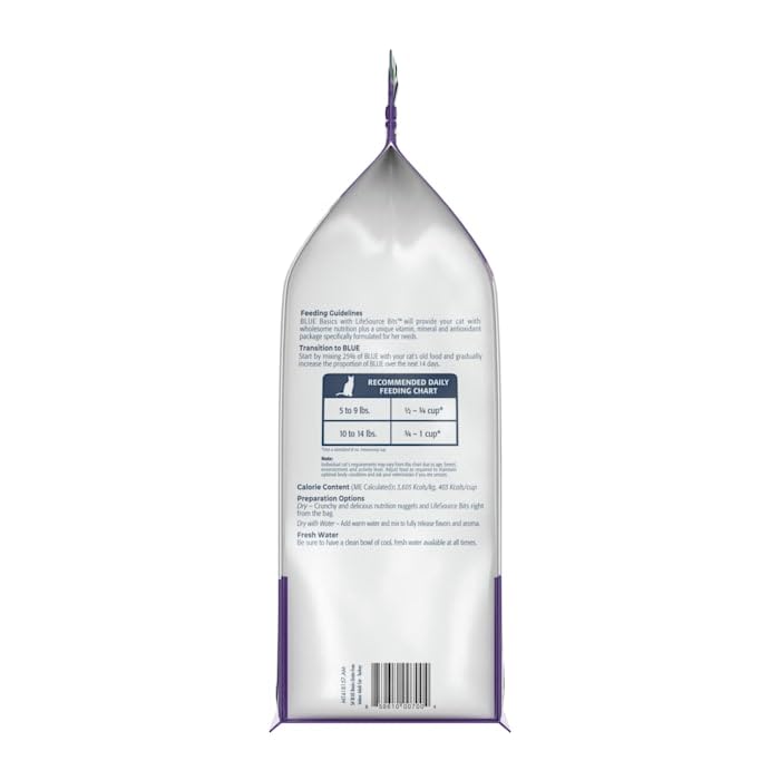 BLUE BUFFALO Basics Indoor — Alimento para Gato Adulto Sin Granos para Piel y Estómago Sensible