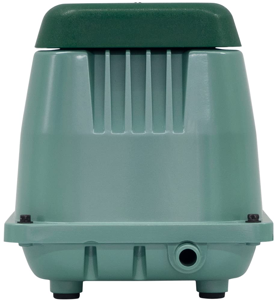 HIBLOW HP-200 — Aireador Lineal de Alta Potencia para Estanques y Sistemas Sépticos hasta 2 Acres | Bomba de Aire 200 LPM Silenciosa y Eficiente