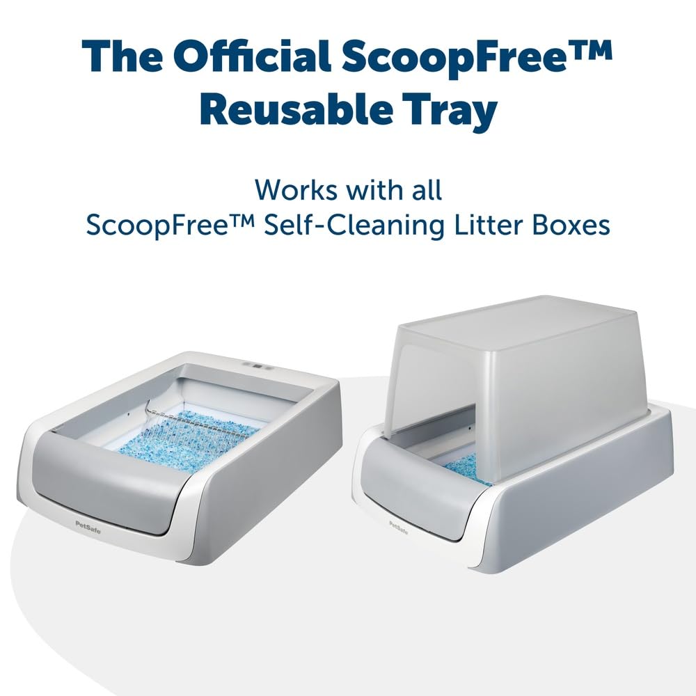PetSafe ScoopFree — Arena de Cristales de Sílica Premium para Gato, Control de Olores 5 Veces Superior