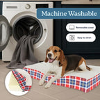 Petmaker — Cama Ortopédica con Memory Foam y Cubierta de Sherpa Lavable para Perro