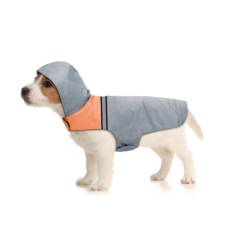 Impermeable para Perro con Tiras Reflectantes y Capucha