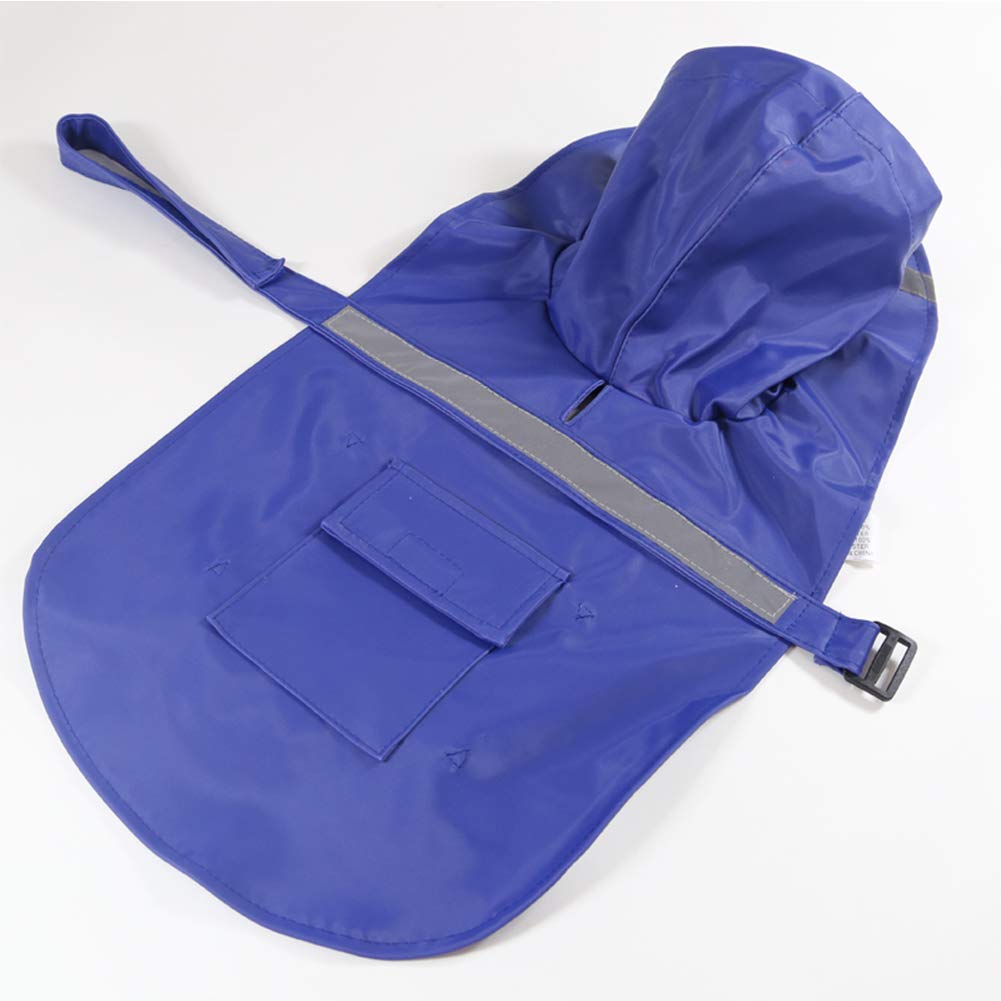 Mikayoo — Impermeable con Capucha y Tira Reflectante para Perro, Ligero y Ajustable