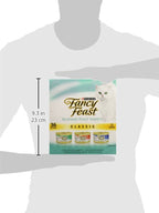 Purina Fancy Feast Colección Clásica de Mariscos en Paté — Alimento Húmedo para Gatos sin Granos, Variedad de Bacalao, Salmón, Camarón y Atún, Pack de 36 Latas de 85g