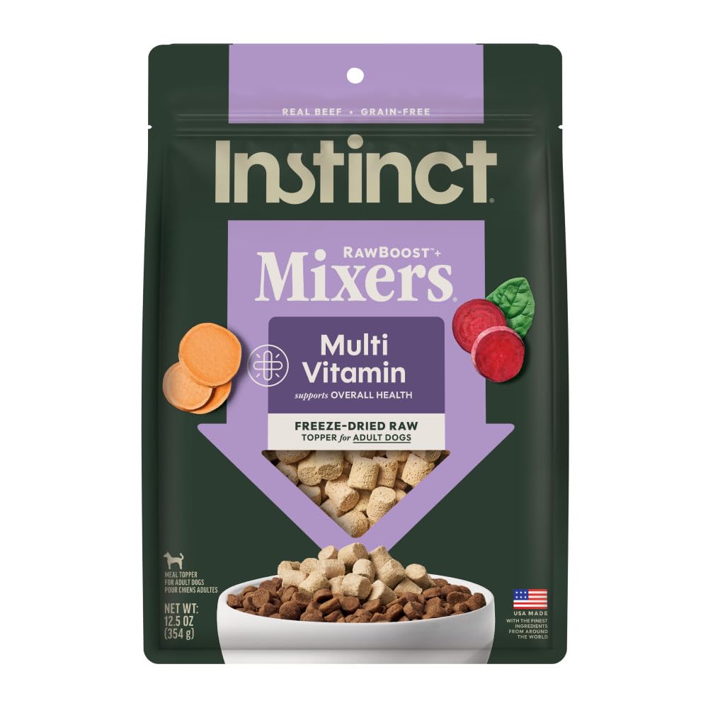 Instinct Raw Boost Mixers — Topper de Alimento Liofilizado Sin Granos para Perro