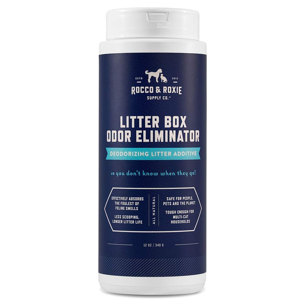 Rocco & Roxie — Eliminador de Olores para Caja de Arena — Desodorizante Natural de Mazorca para Gato
