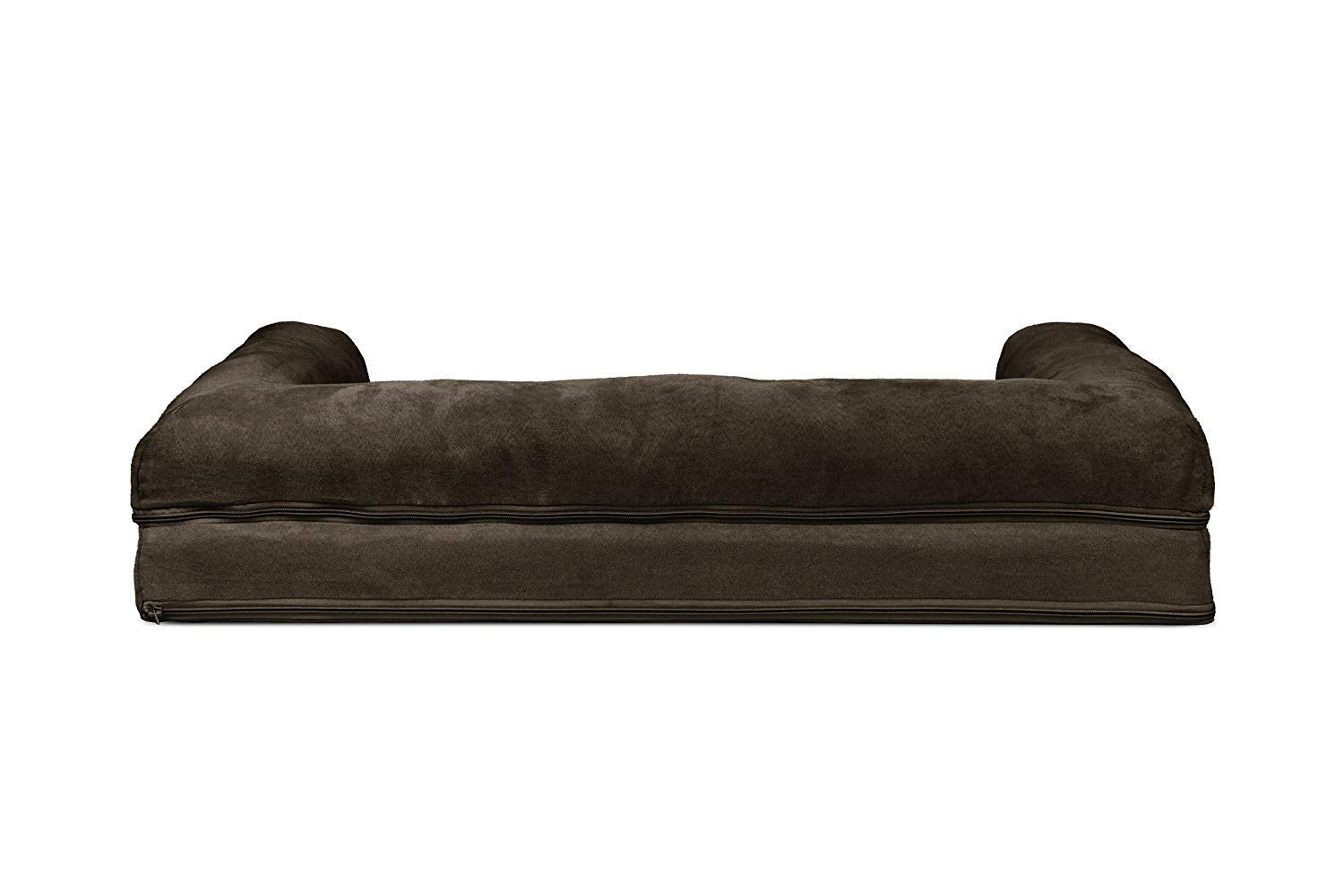 Furhaven Cooling Gel — Cama Ortopédica con Gel Refrescante, Bolsters Removibles y Cubierta Lavable para Perros Grandes