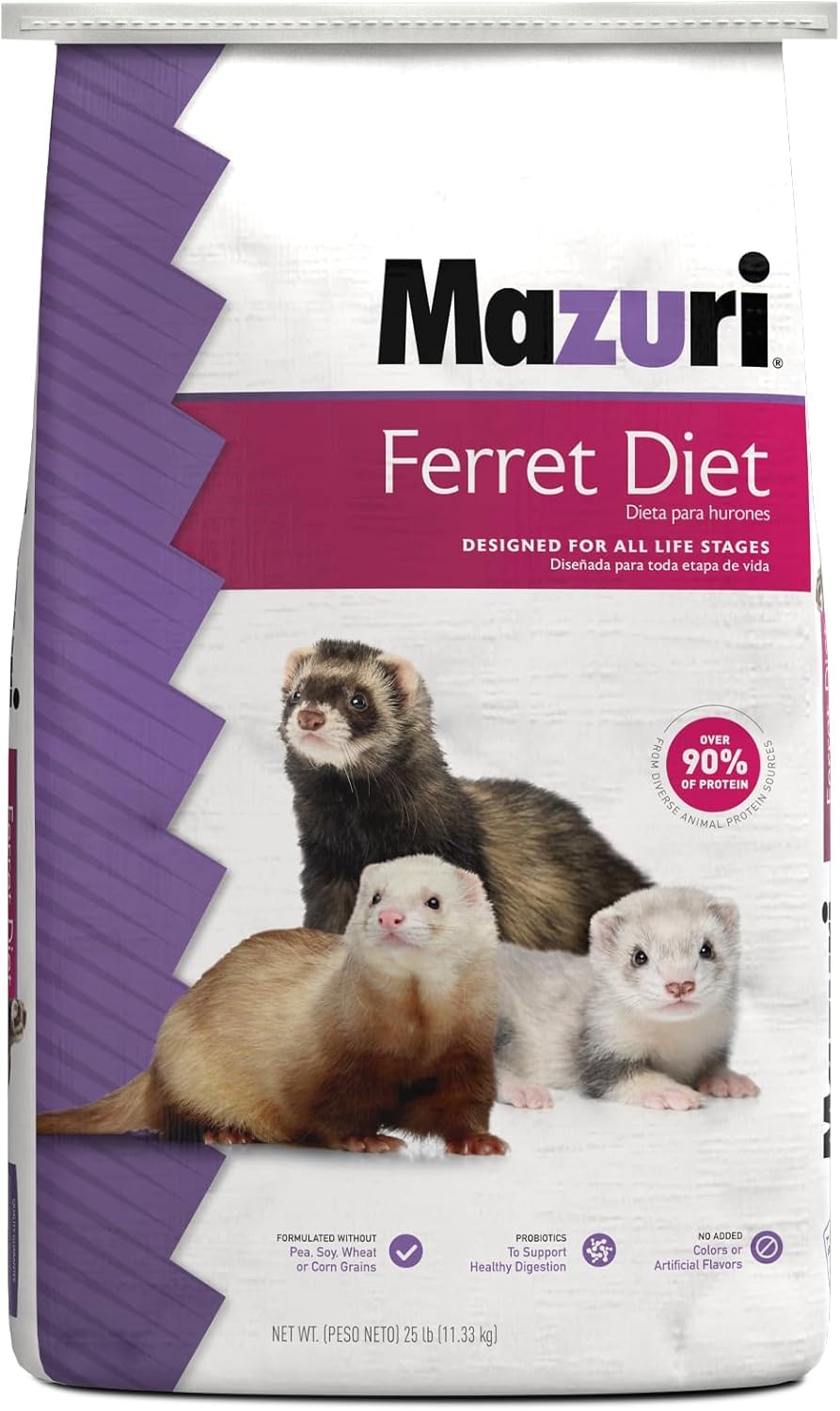 Mazuri Ferret Food — Alimento Seco Alto en Proteínas para Hurones