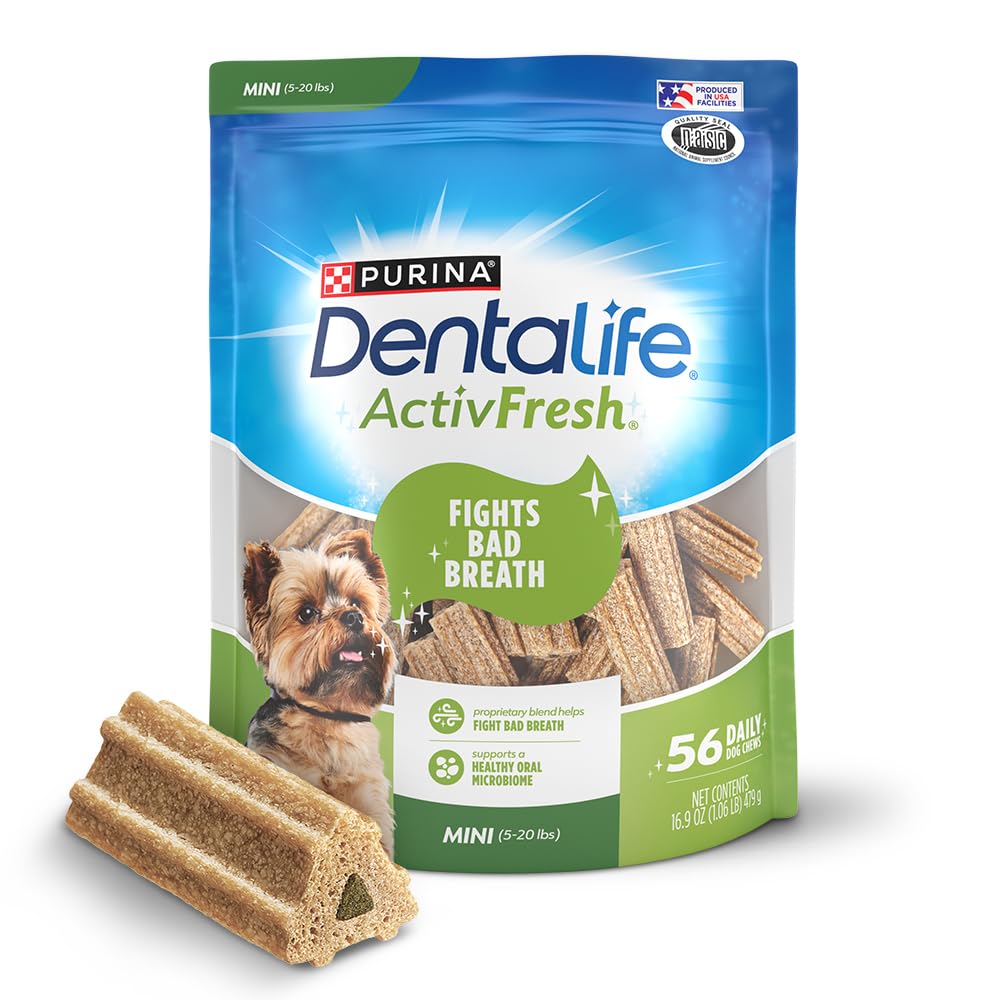DentaLife ActivFresh — Snacks Dentales para Perros Pequeños (Pack de 2)