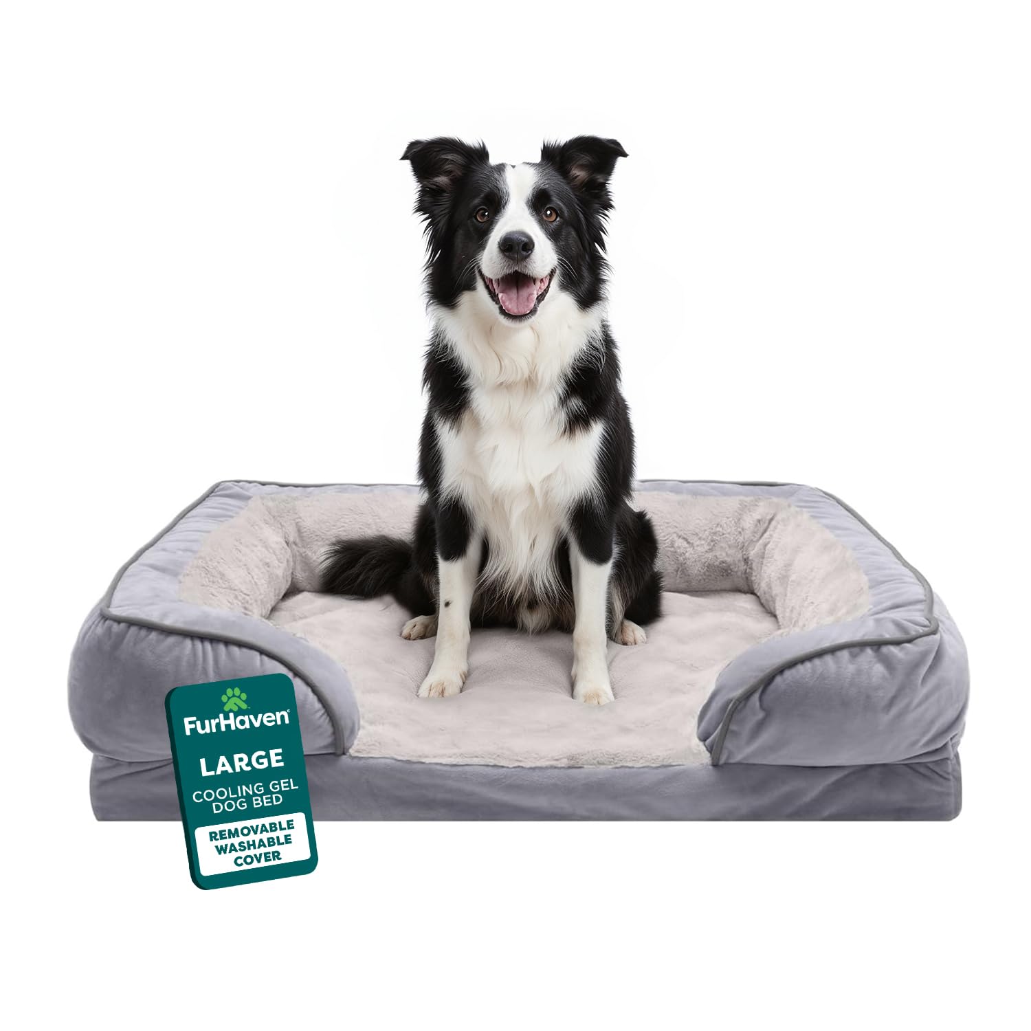 Furhaven Cooling Gel — Cama con Gel Refrescante para Perro