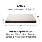 Furhaven — Cama Ortopédica con Cubierta Lavable y Desmontable para Perro