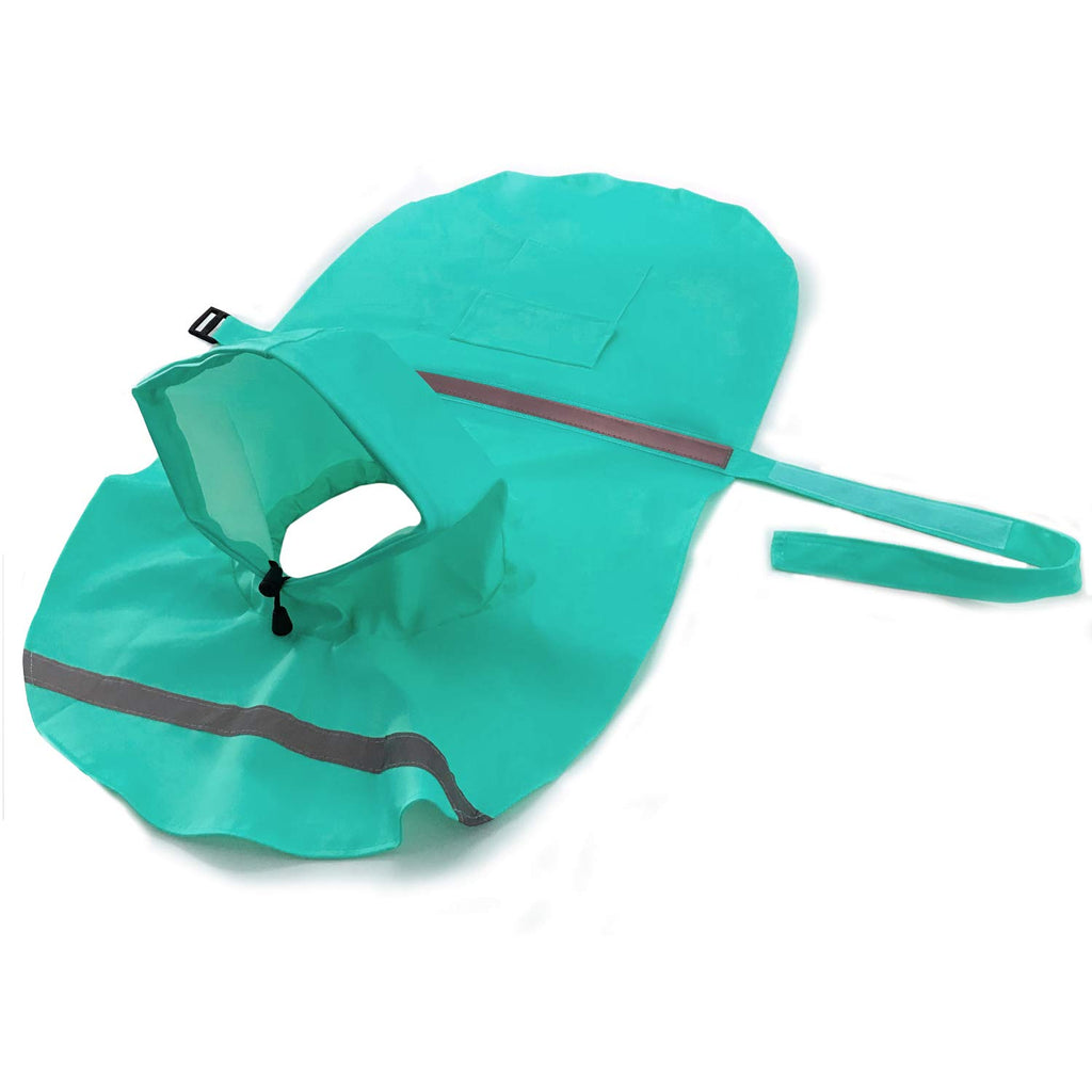 Mikayoo — Impermeable con Capucha y Tira Reflectante para Perro, Ligero y Ajustable