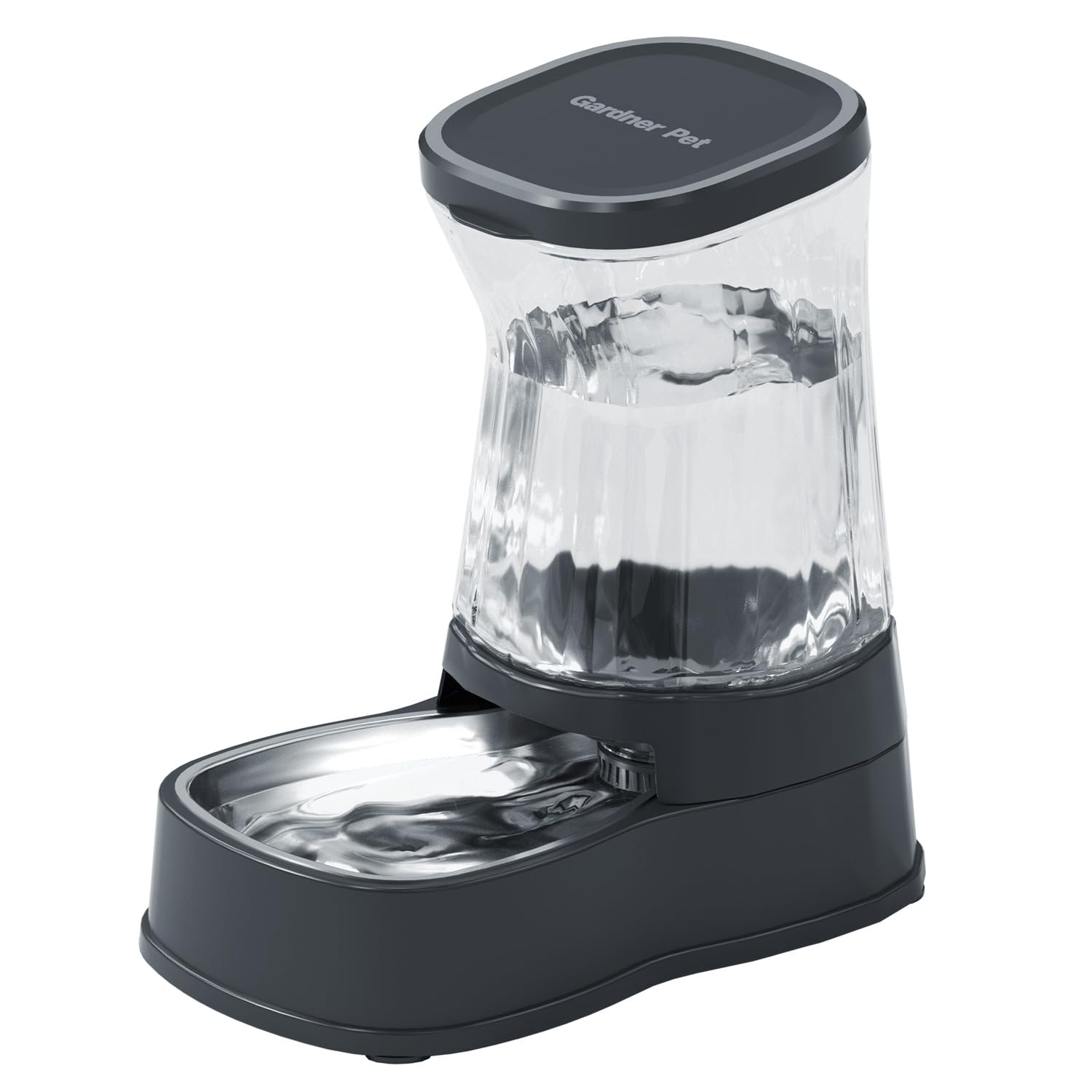 Gardner Pet — Bebedero Automático por Gravedad con Tazón de Acero Inoxidable para Perros y Gatos