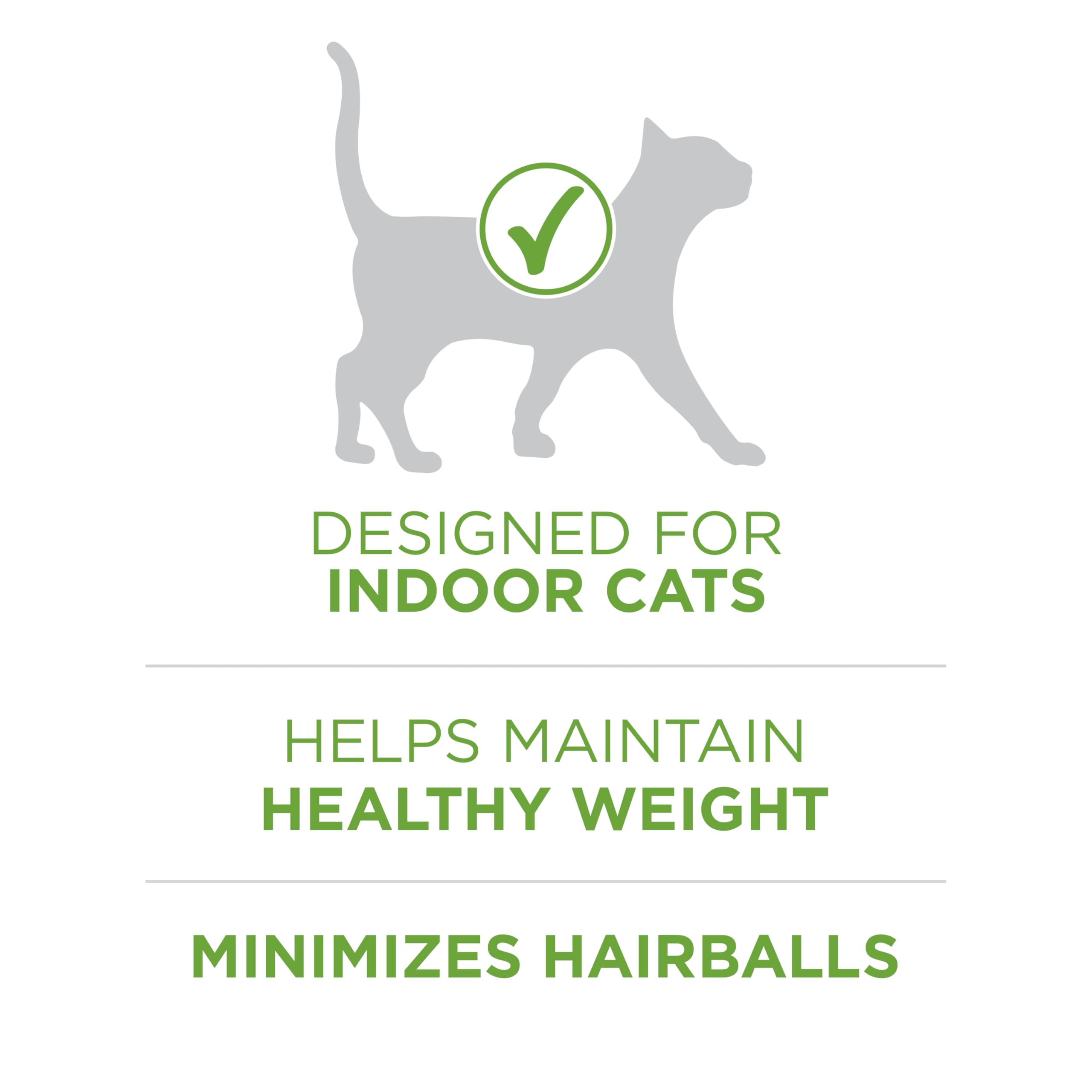 Purina ONE Indoor Advantage — Alimento Seco Natural para Gato Adulto de Interior con Control de Peso y Reducción de Bolas de Pelo, con Salmón Real