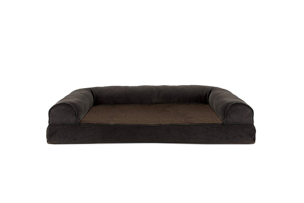 Furhaven Cooling Gel — Cama Ortopédica con Gel Refrescante, Bolsters Removibles y Cubierta Lavable para Perros Grandes