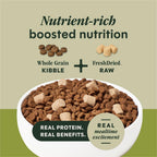 Instinct RawBoost Whole Grain — Alimento para Perro con Trozos de Pollo Crudo Deshidratado y Granos Enteros