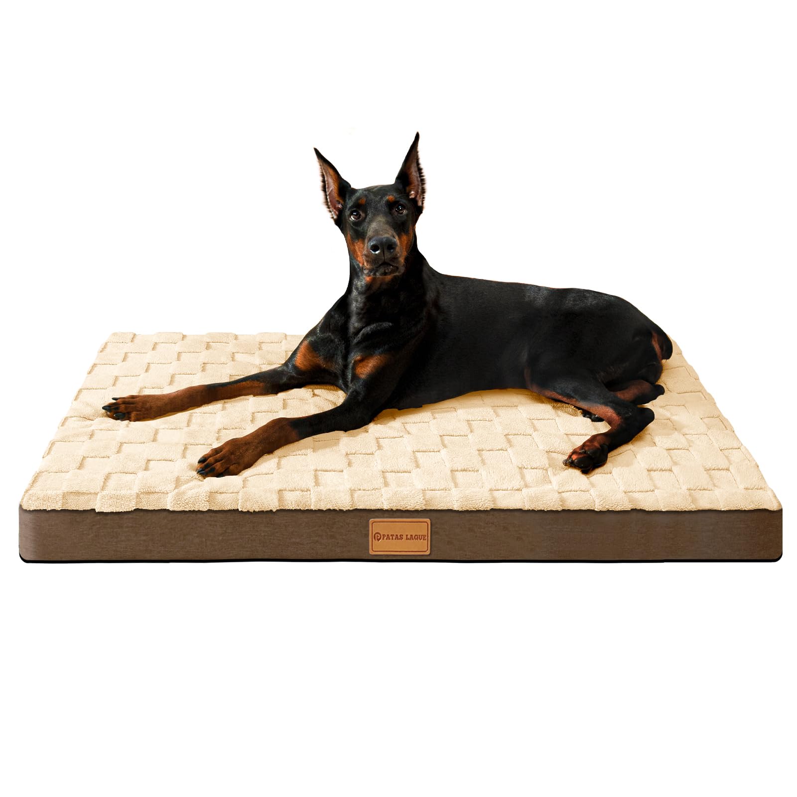 Patas Lague — Cama Ortopédica con Espuma Egg Crate, Funda Lavable y Base Antideslizante para Perro