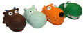 Multipet Mini Latex Animals — Juguete con Chillido para Perro en Figuras de Animales, Paquete de 3