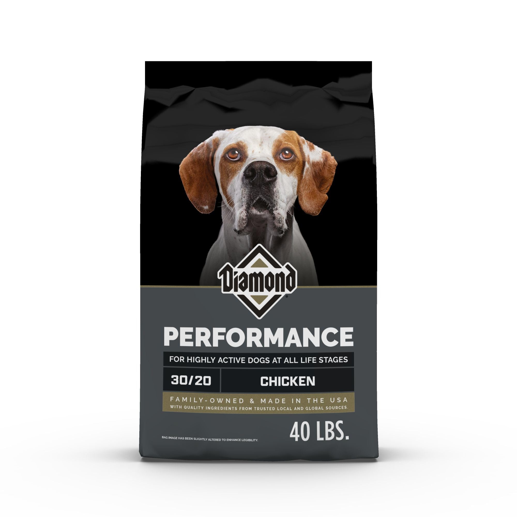 Diamond — Croquetas para Perros Adultos Muy Activos y Deportivos con Proteína, Probióticos y Antioxidantes