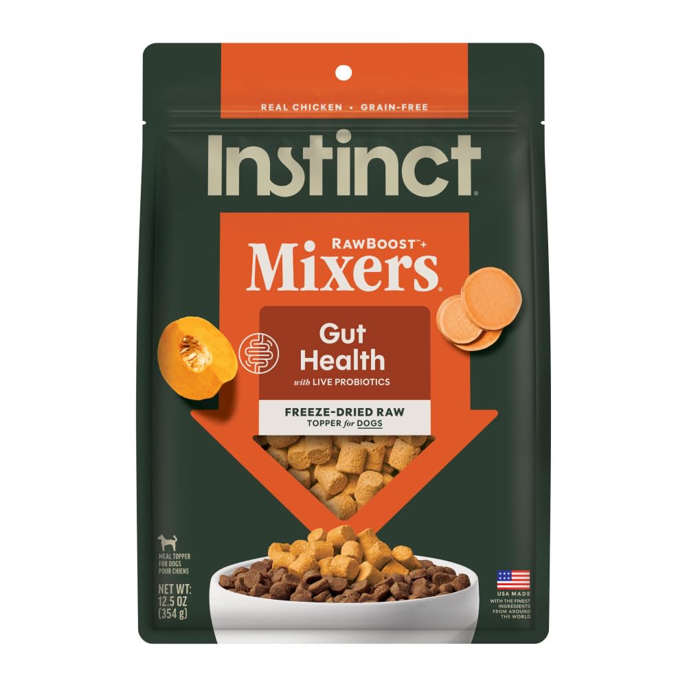 Instinct Raw Boost Mixers — Topper de Alimento Liofilizado Sin Granos para Perro