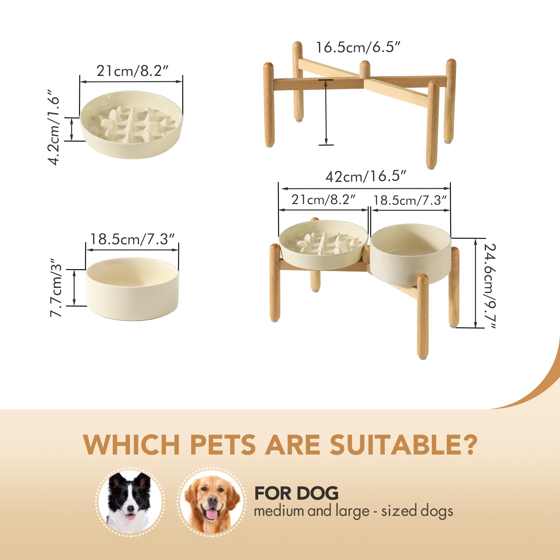 Havniva — Tazón Comedero Lento de Cerámica para Mascotas — Alimentación Pausada y Saludable para Perros y Gatos