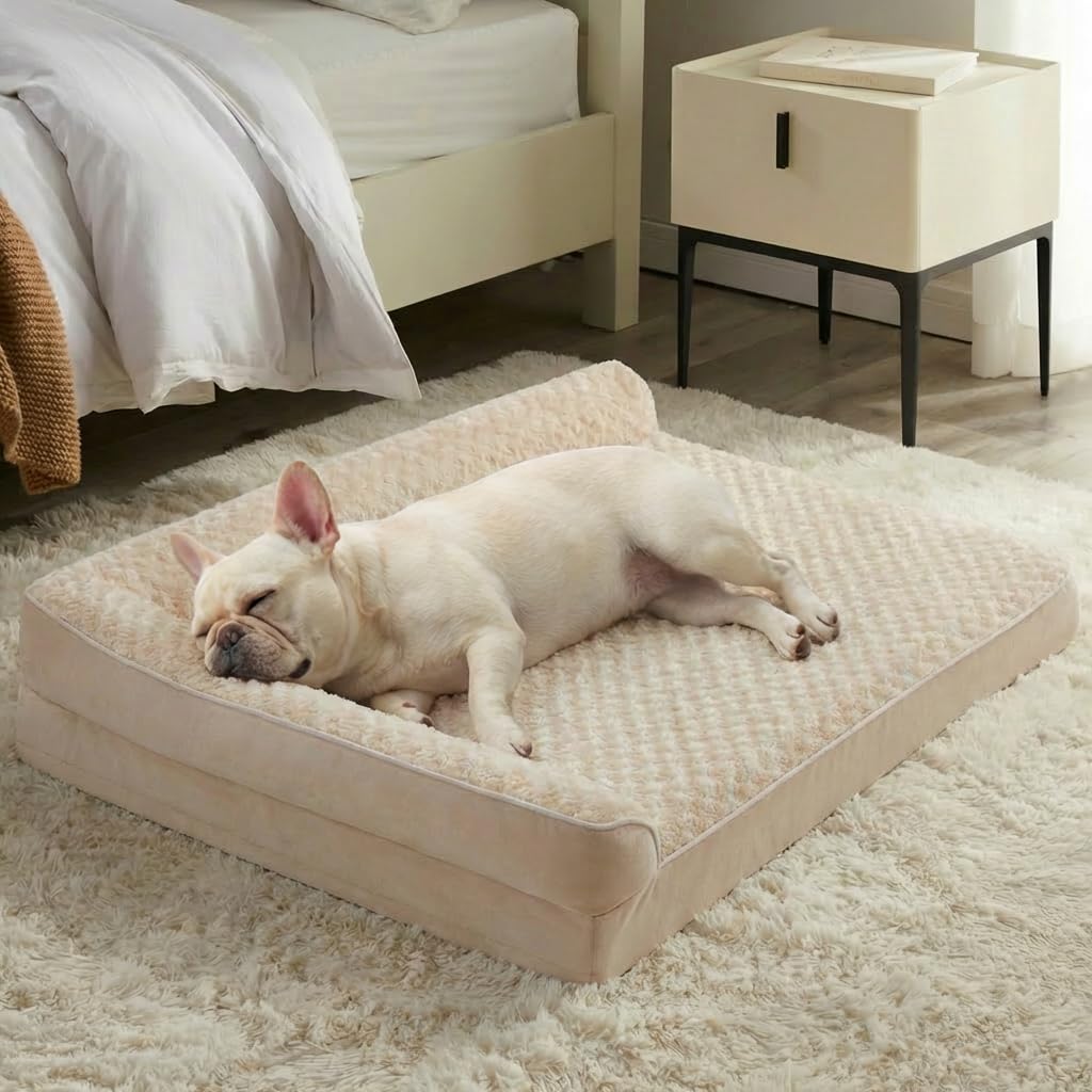 BFPETHOME — Cama Ortopédica Impermeable Estilo Sofá con Cubierta Lavable y Base Antiderrapante para Perros