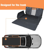 PETICON — Cubierta Protectora Impermeable para Maletero de SUV, Sedán y Van con Protector de Cajuela y Antideslizante para Perros