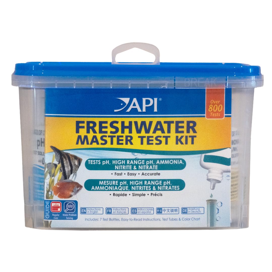 API Kit de Pruebas de Agua — Analizador Completo de Calidad del Agua para Acuarios y Mascotas Acuáticas