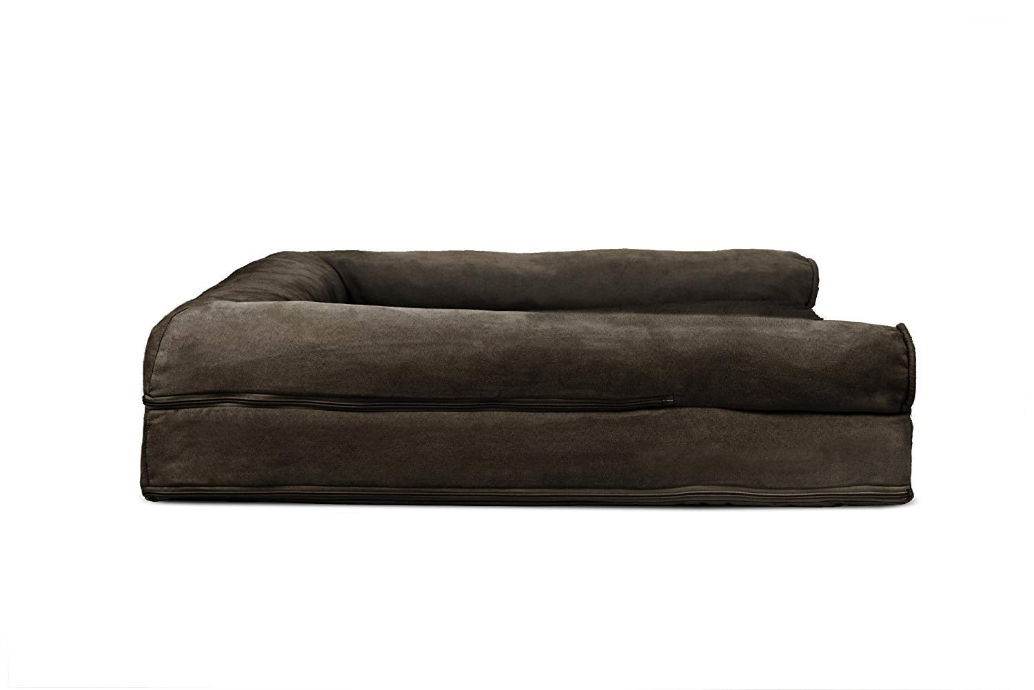 Furhaven Cooling Gel — Cama Ortopédica con Gel Refrescante, Bolsters Removibles y Cubierta Lavable para Perros Grandes