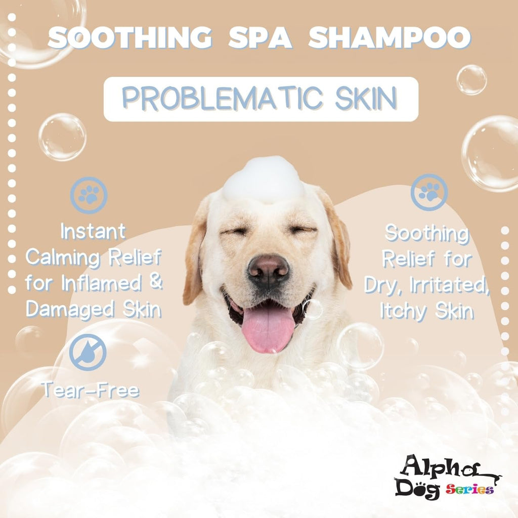 Alpha Dog Series — Shampoo y Acondicionador 2 en 1 con Aloe Vera para Perro, Fórmula Natural, pH Balanceado y Sin Lágrimas