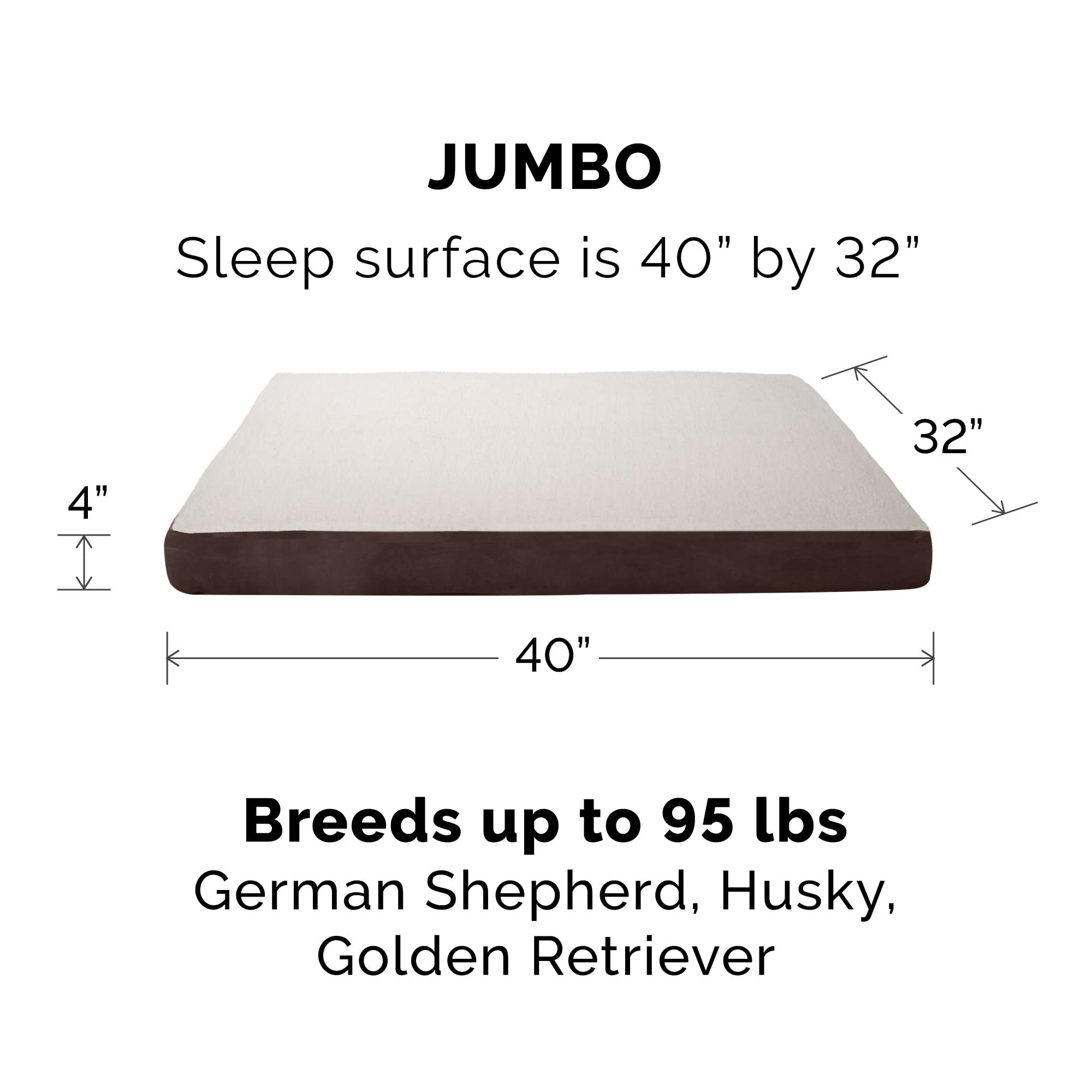 Furhaven — Cama Ortopédica con Cubierta Lavable y Desmontable para Perro