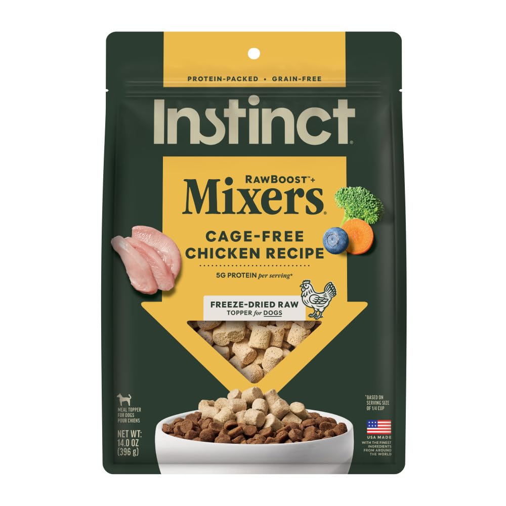 Instinct Raw Boost Mixers — Topper de Alimento Liofilizado Sin Granos para Perro