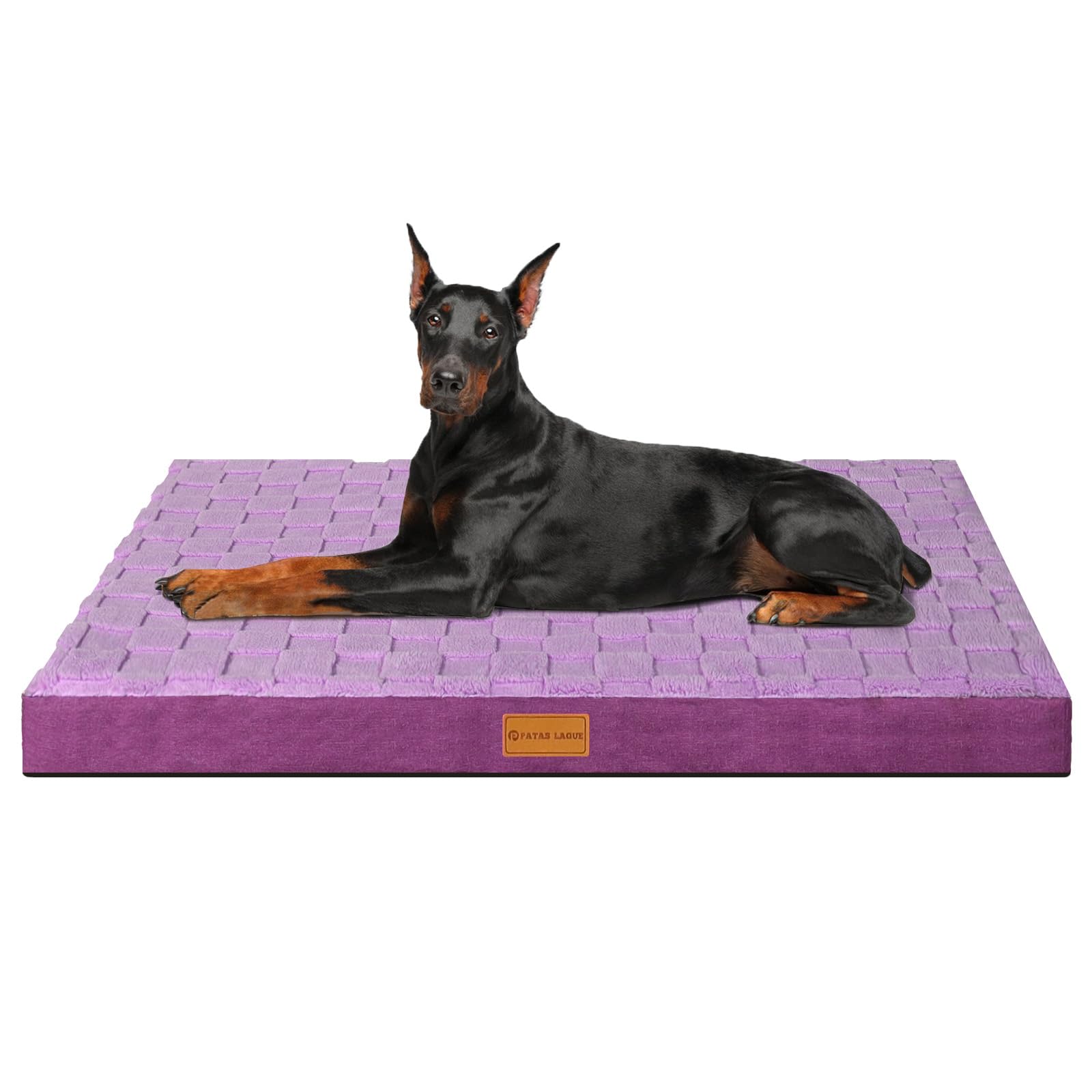 Patas Lague — Cama Ortopédica con Espuma Egg Crate, Funda Lavable y Base Antideslizante para Perro