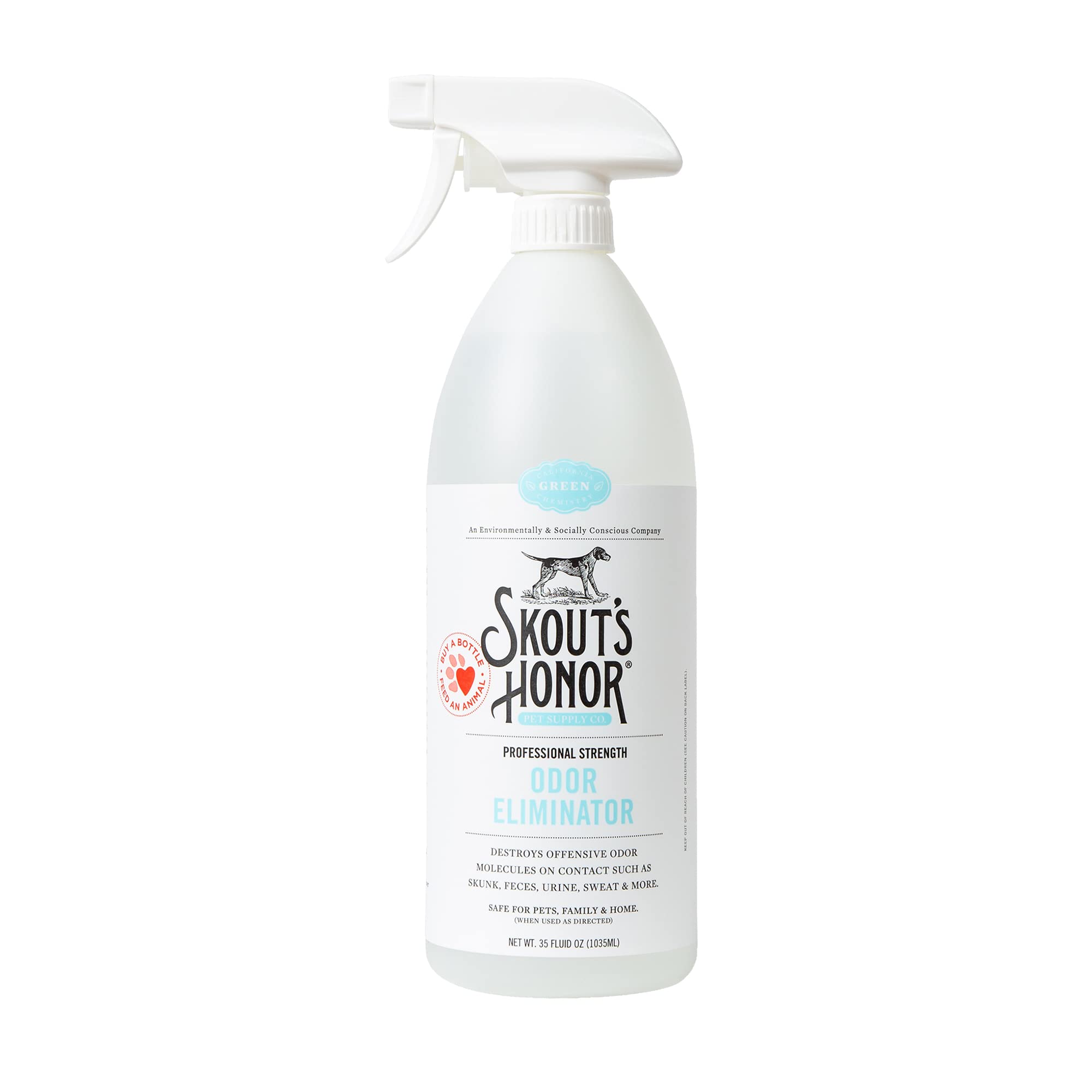 Skout's Honor Eliminador de Olores — Desodorizante de Origen Vegetal para Olores Fuertes de Mascotas, Biodegradable y Ecológico