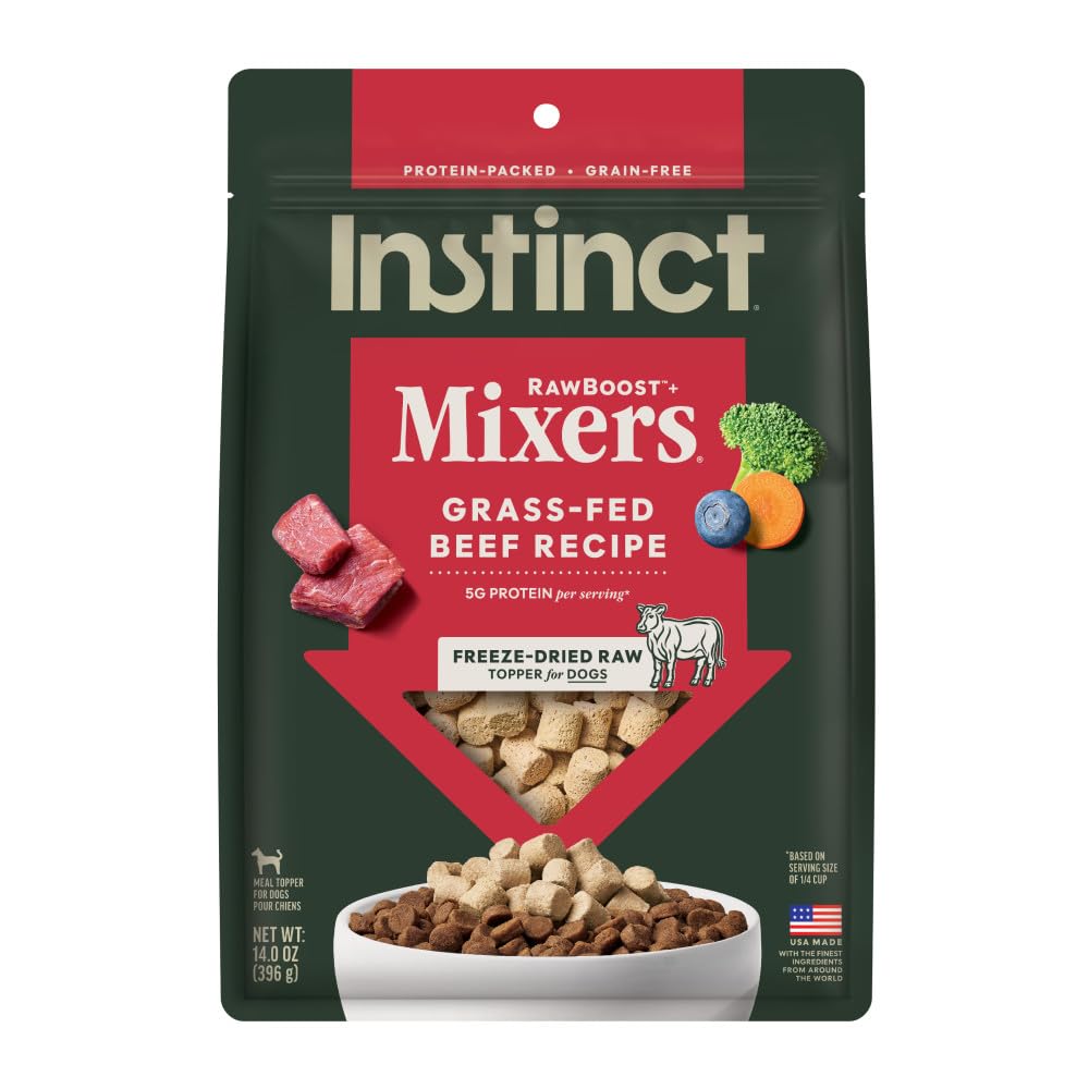 Instinct Raw Boost Mixers — Topper de Alimento Liofilizado Sin Granos para Perro