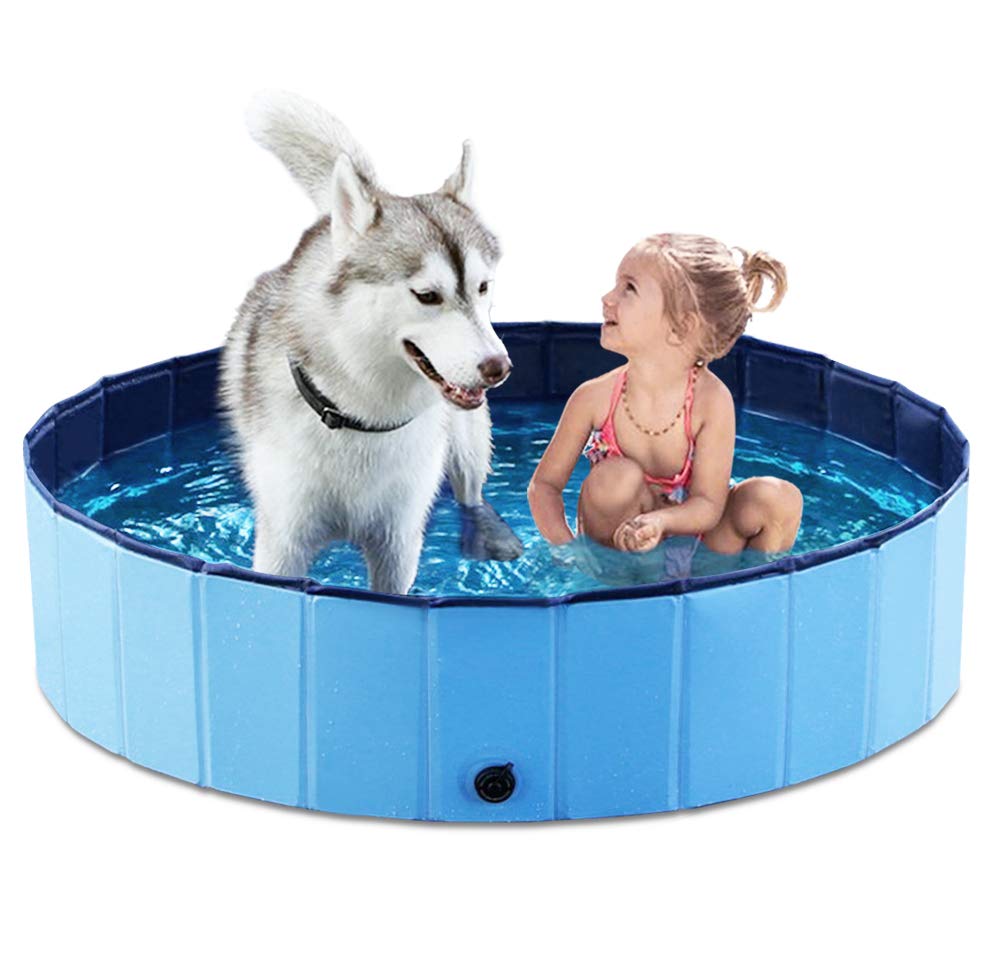 Jasonwell — Alberca Plegable y Portátil para Perros, Gatos y Niños | Tina de Baño Antiderrapante sin Inflado