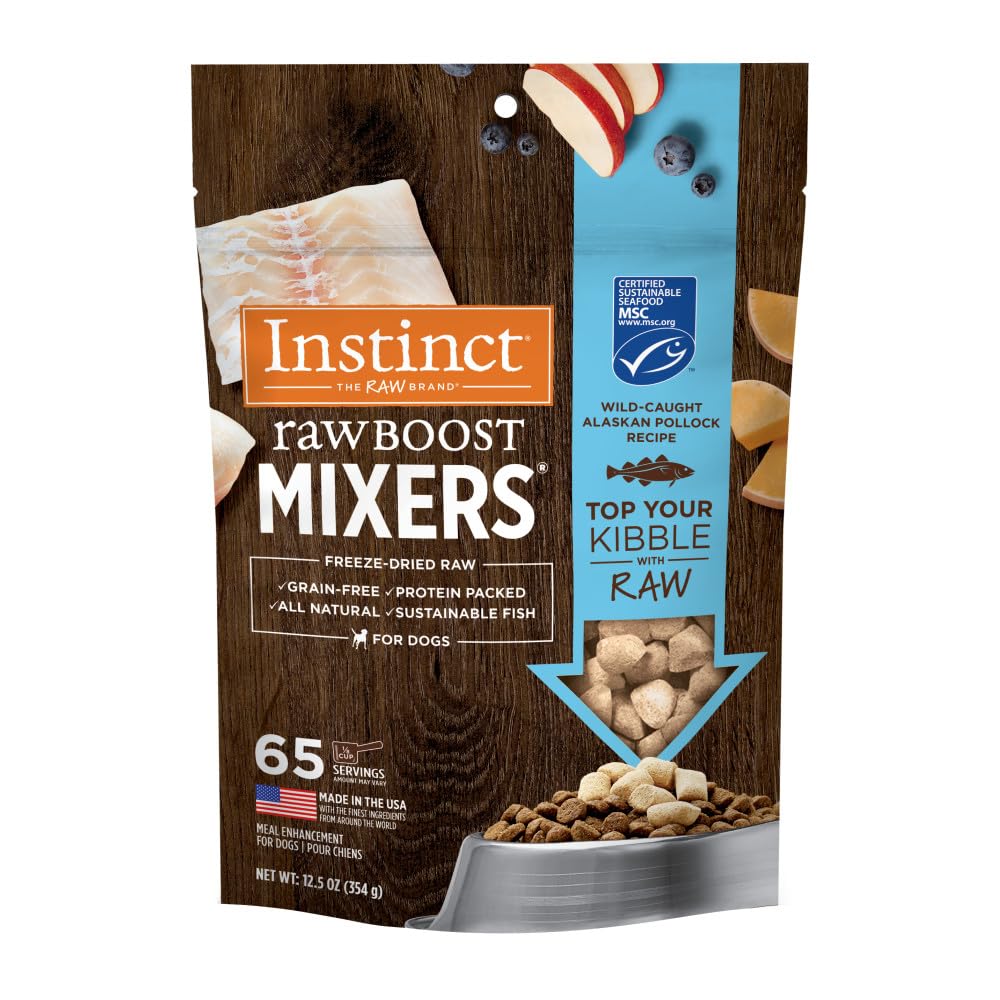 Instinct Raw Boost Mixers — Topper de Alimento Liofilizado Sin Granos para Perro