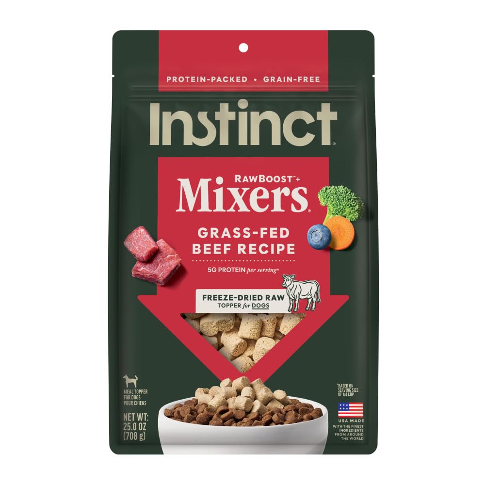Instinct Raw Boost Mixers — Topper de Alimento Liofilizado Sin Granos para Perro