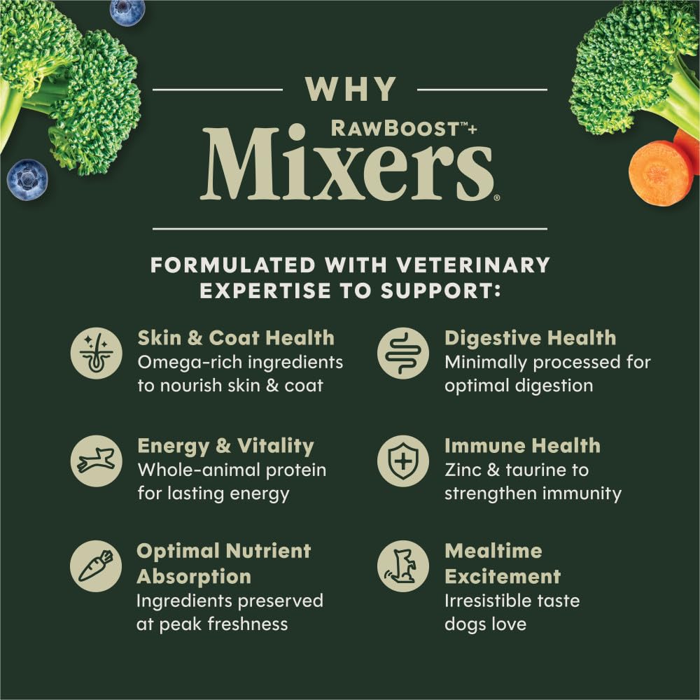 Instinct Raw Boost Mixers — Topper de Alimento Liofilizado Sin Granos para Perro