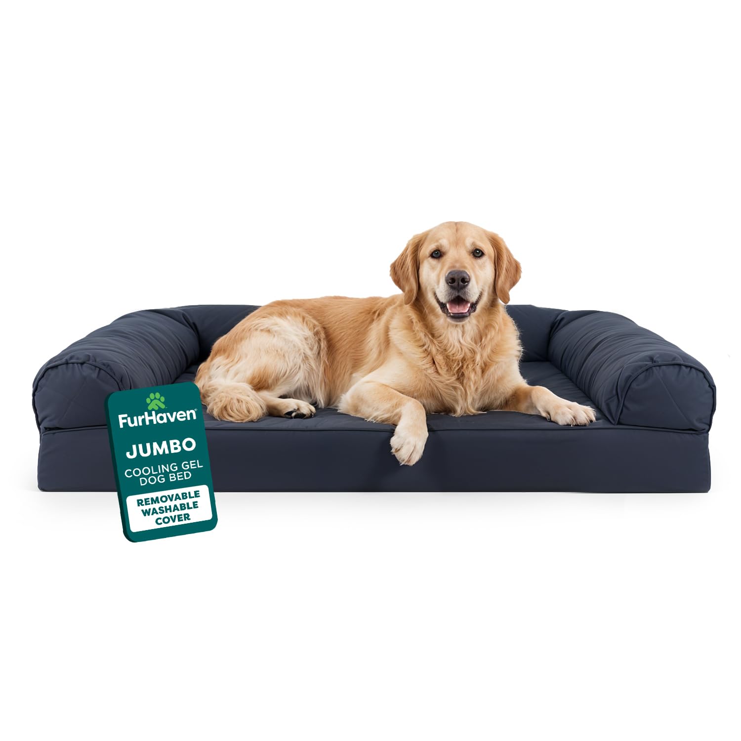 Furhaven Cooling Gel — Cama Refrescante con Gel para Perro
