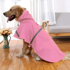 Mikayoo — Impermeable con Capucha y Tira Reflectante para Perro, Ligero y Ajustable