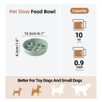 Havniva — Tazón Comedero Lento de Cerámica para Mascotas — Alimentación Pausada y Saludable para Perros y Gatos