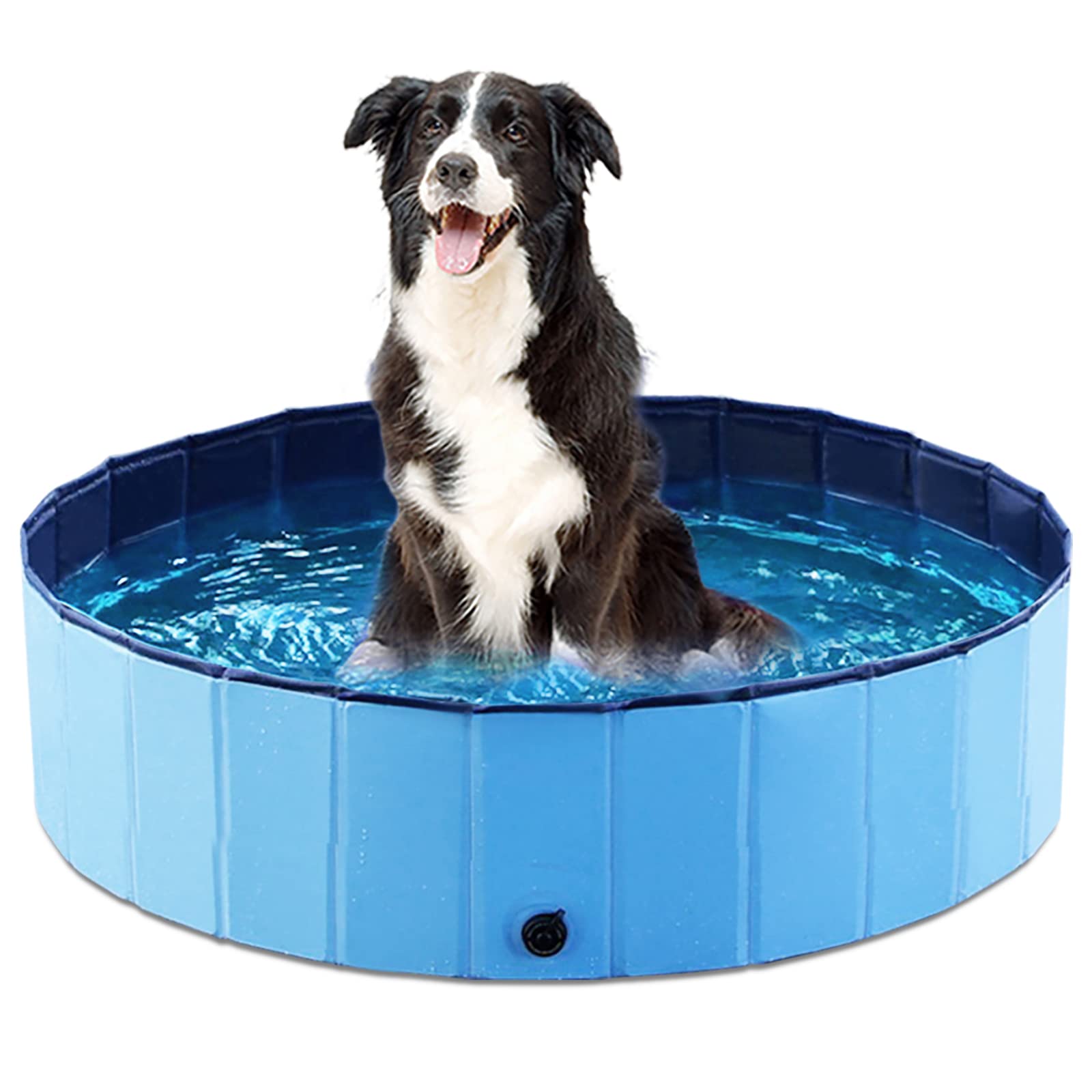 Jasonwell — Alberca Plegable y Portátil para Perros, Gatos y Niños | Tina de Baño Antiderrapante sin Inflado