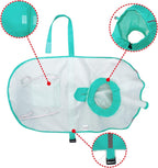 Mikayoo — Impermeable con Capucha y Tira Reflectante para Perro, Ligero y Ajustable