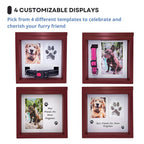 OtterPets — Urna Memorial para Cenizas de Mascotas con 4 Tipos de Exhibición, Kit de Huella y Bolsa de Franela para Perros y Gatos