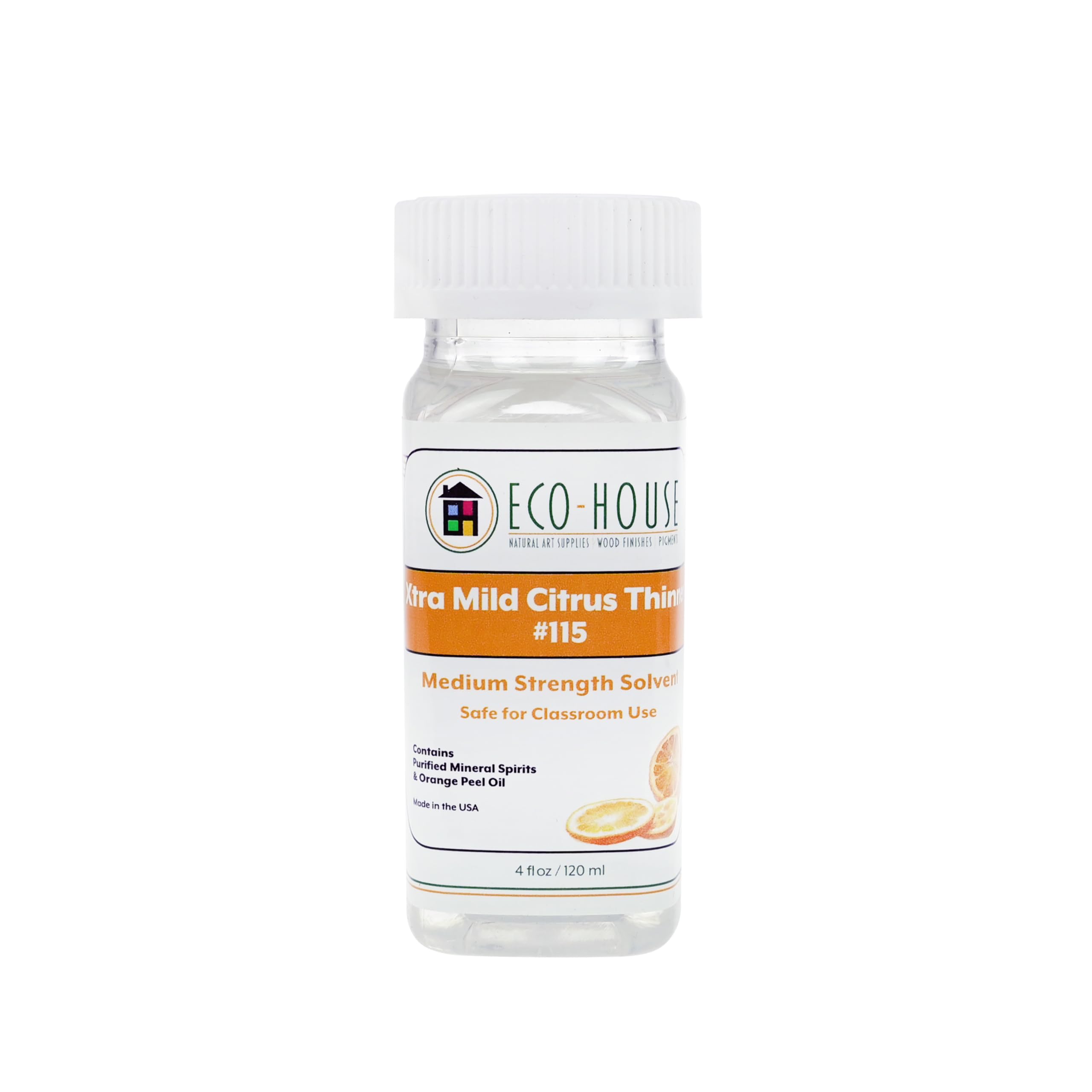 Eco-House 115 Xtra Mild — Diluyente Ecológico de Pintura con Aroma a Cítricos, Baja Toxicidad, Alternativa Natural a la Trementina