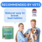 PAWFECTCHEW No Poo Chews para Perros — Disuasivo de Coprofagia y Consumo de Heces con Probióticos, Enzimas Digestivas y Soporte para el Aliento — 120 Bocadillos Suaves, Fabricado en EUA