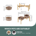 Havniva — Tazón Comedero Lento de Cerámica para Mascotas — Alimentación Pausada y Saludable para Perros y Gatos